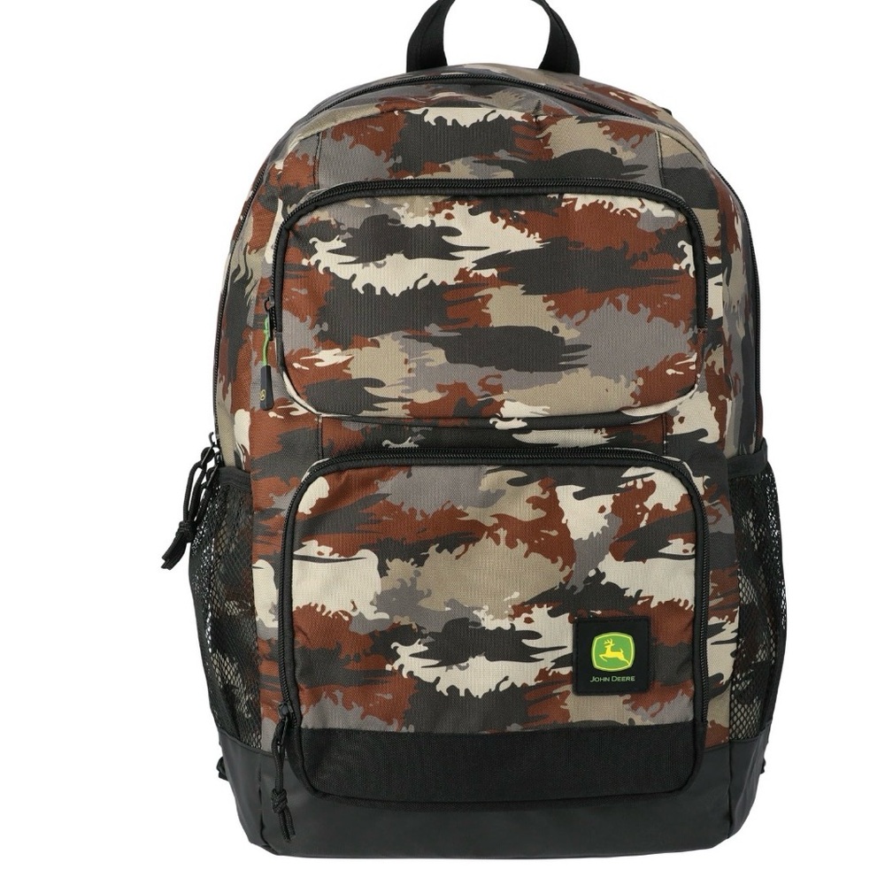 John Deere Camo and Black Men's Backpack